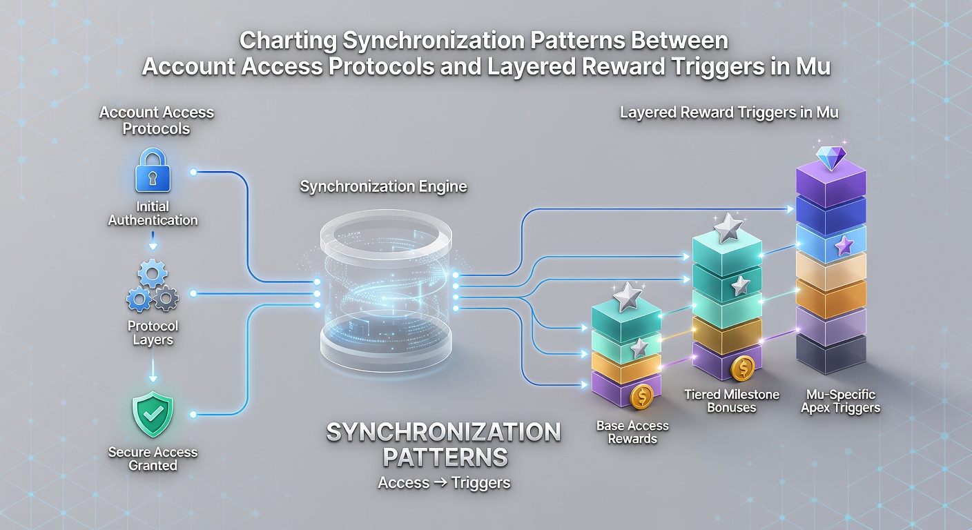 Data visualization of reward trigger layers aligning with account access protocols across multiple devices in real time