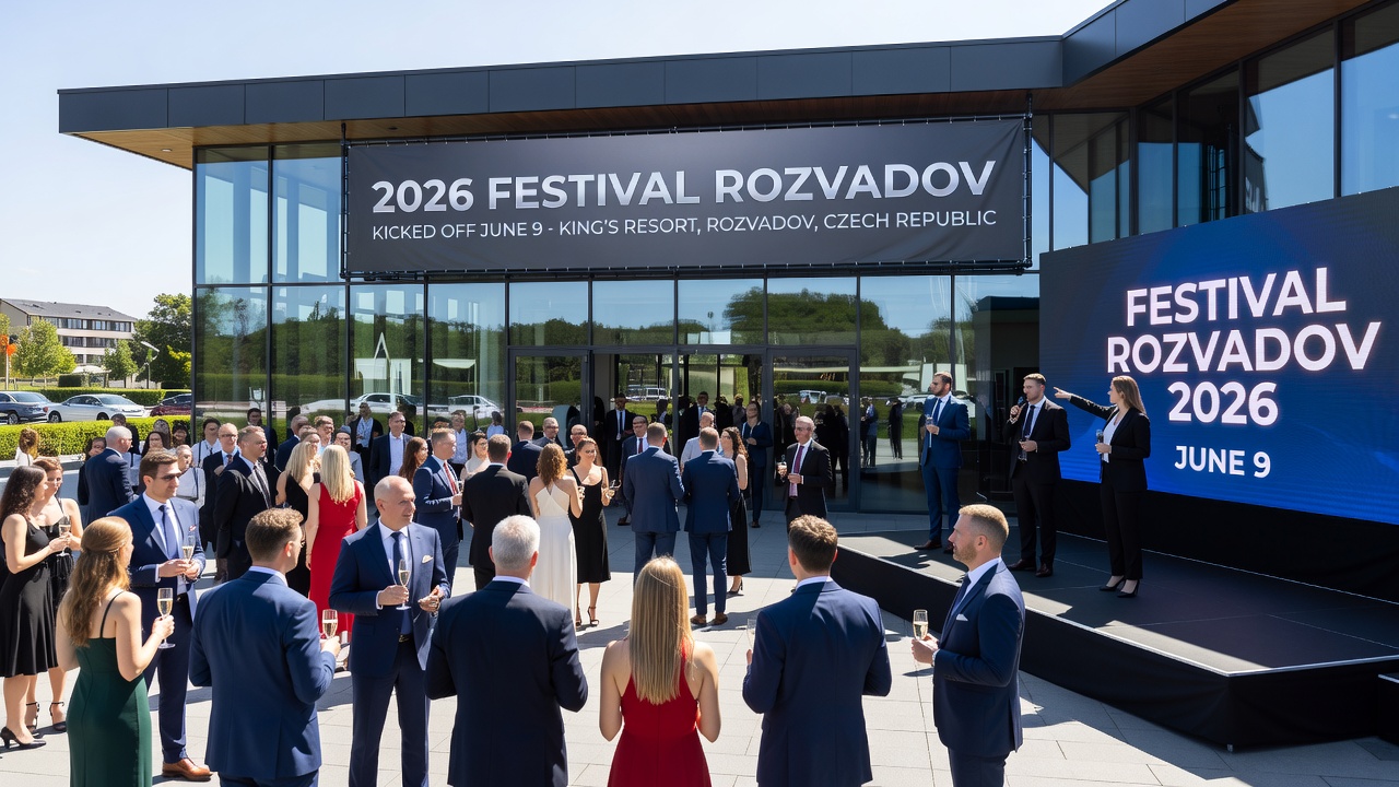 Poker tournament tables in action at Festival Rozvadov 2026 inside King's Resort