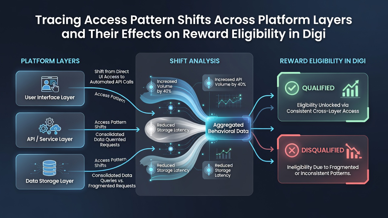 Illustration of reward eligibility pathways mapped across device layers in digital competition platforms