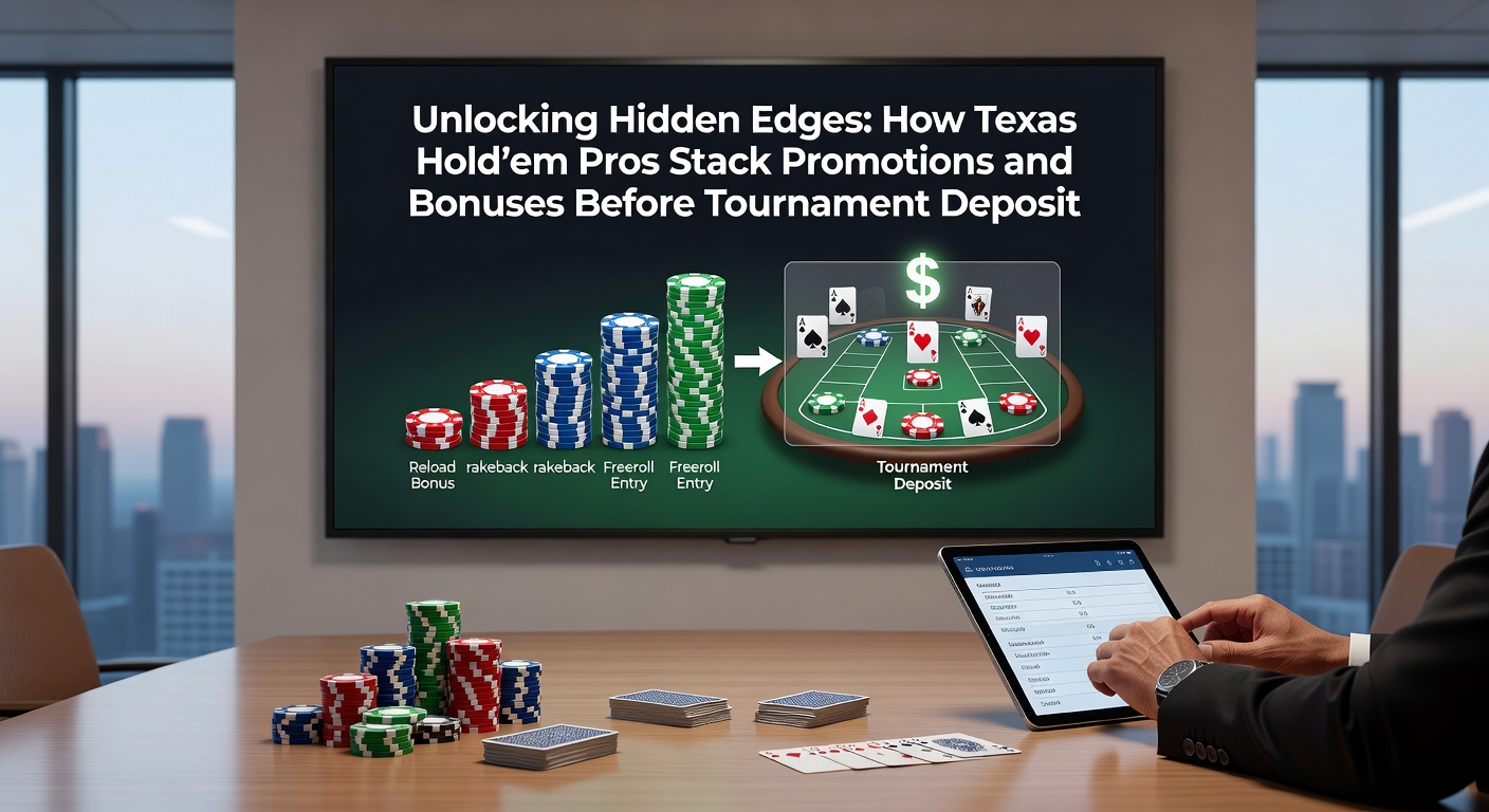 Close-up of a poker pro's dashboard showing stacked bonuses, rakeback trackers, and upcoming tournament lobbies